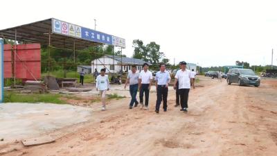 视频︱县领导调研督办园区项目建设