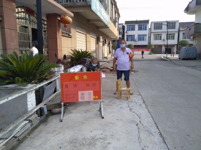 大同镇党员干部下沉织密镇区疫情防控网