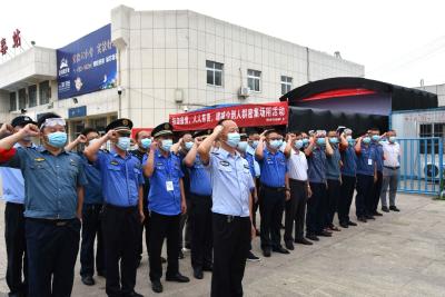 蕲春火车站疫情防控卡点成立临时党支部