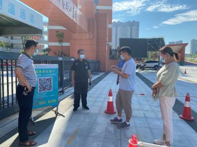 蕲春县第六实验小学：把好校园防疫第一关