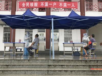 蕲州镇全员核酸检测准备就绪