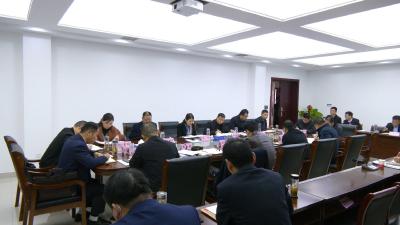 视频︱陈丹主持召开县长碰头会   部署下阶段重点工作