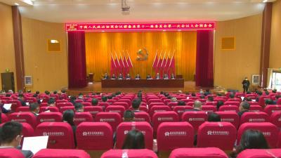 视频︱县政协十一届一次会议召开大会预备会