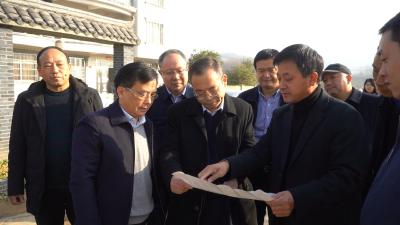 视频︱市委组织部调研高山铺村红色美丽村庄建设
