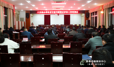 八里湖办事处举行青年读书班暨后评估工作培训会