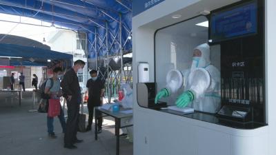视频︱我县交通卡口启用核酸安全采样工作站