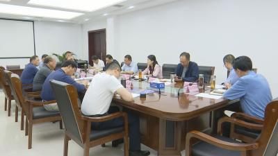 视频︱陈丹主持召开球墨铸管生产基地项目推进工作座谈会