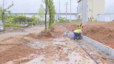 视频︱园区项目建设抢时间擂进度