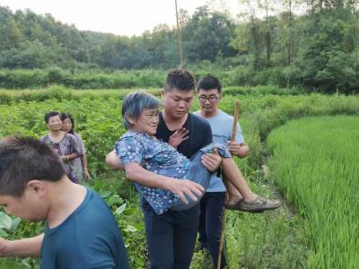 夏夜苦寻五小时，民警找回走失老人