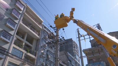 视频︱“带电作业班”守护万家清凉