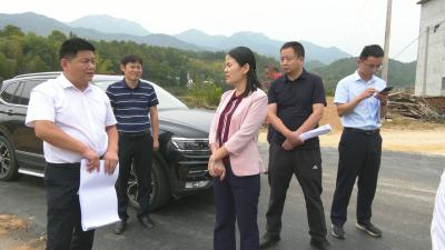 陈丹到刘河 狮子等地调研
