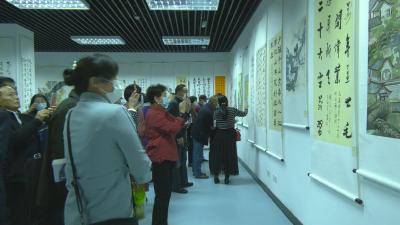 视频︱蕲春县“喜迎二十大 翰墨颂华章”书画展开幕