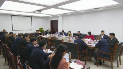 视频︱陈丹主持召开全县招商引资重点项目推进会暨园区批而未供土地处置工作督办会