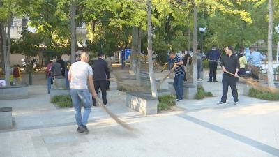 视频︱蕲春：万人洁城喜迎二十大