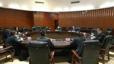 视频︱中建三局三公司来蕲考察洽谈项目合作