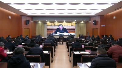 视频︱蕲春组织收看全市2023年一季度“开门红”视频动员会