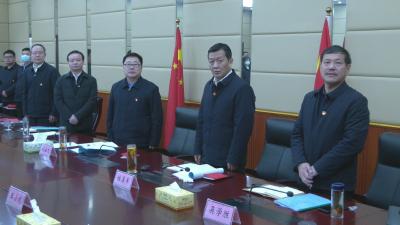 视频︱胡安元 桂勇军参加县委办公室3月份“支部主题党日”活动