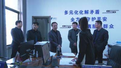 视频︱陈青到蕲州 八里湖督导平安稳定工作