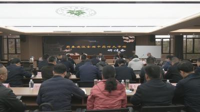 视频︱汇聚各方智慧 推动建设全国中药材大市场