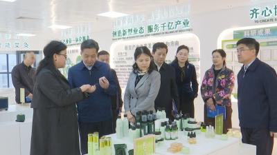 视频︱省中医药管理局局长邓小川调研蕲春大健康产业发展