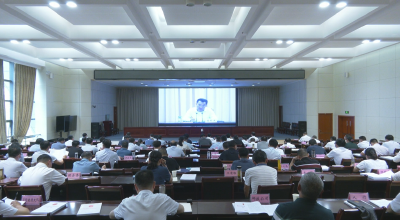 视频︱蕲春组织收看全市关于加快推进强县工程工作动员视频会