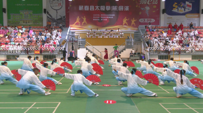 视频︱太极拳展演 激发全民健身热情