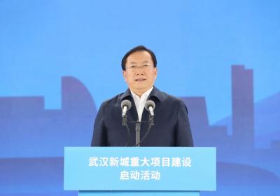 武汉新城重大项目建设启动活动举行 王忠林出席并宣布项目建设启动