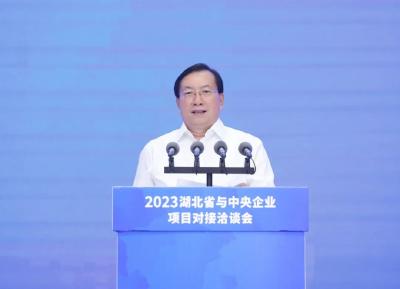 王忠林出席2023湖北省与中央企业项目对接洽谈会 同向同行共建共赢 携手谱写高质量发展新篇章