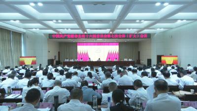 视频｜ 中国共产党蕲春县第十六届委员会第七次全体(扩大)会议举行