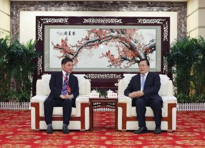 王忠林会见湖北·武汉台湾周嘉宾代表