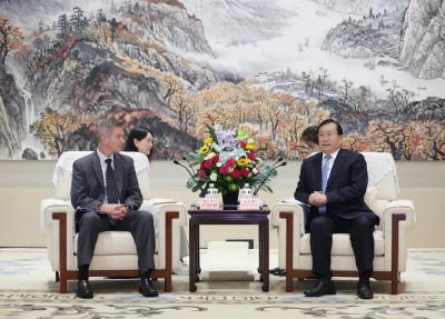 王忠林会见美国霍尼韦尔公司全球高级副总裁