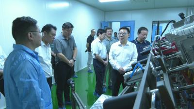 视频｜胡安元到李时珍医药工业园调研重点项目建设