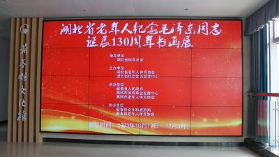 视频｜ 湖北省老年人纪念毛泽东诞辰130周年书画展10月17日在蕲春开展