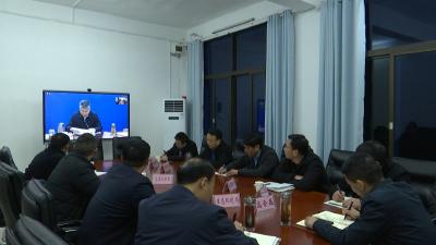 视频｜蕲春组织收看全市沙尘天气应对调度电视电话会