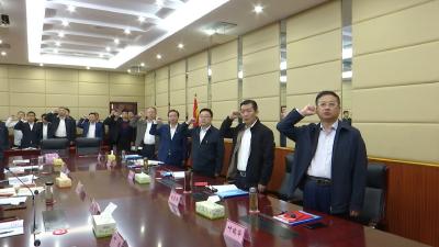 视频｜胡安元 桂勇军参加县委办11月份“支部主题党日”活动