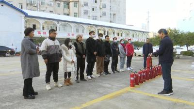 视频｜县融媒体中心开展消防安全演练