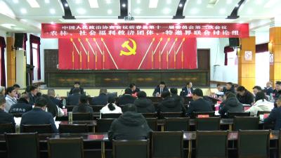 视频｜李国忠参加农林 社会福利救济团体 特邀界联合组审议