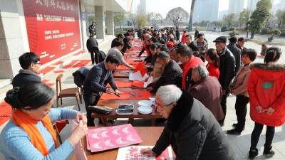 视频｜省书法家协会“万福下乡”书法惠民志愿服务活动走进蕲春