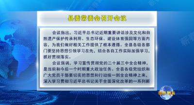 视频｜县委常委会召开会议