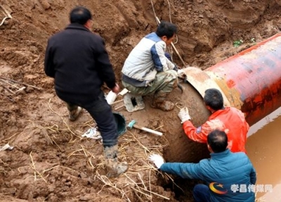 原水已到达水厂，正在低压供水！下午3点左右正常供水！