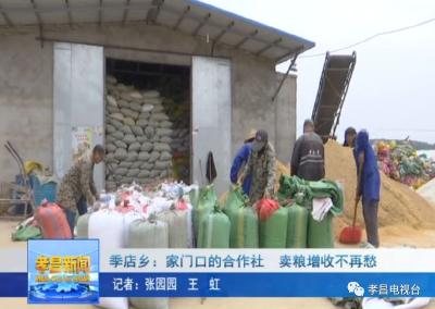 季店乡这家的合作社开在家门口，老百姓卖粮增收不再愁