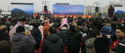 天这么冷，心却这么暖！2019年全国文化科技卫生“三下乡”集中示范活动（湖北分会场）在孝昌举行！