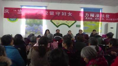 －－县妇联、县税务局联合开展庆“三八”“关爱留守妇女　助力精准扶贫”活动