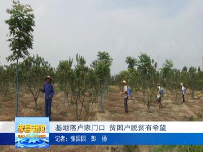 基地落户家门口 贫困户脱贫有希望