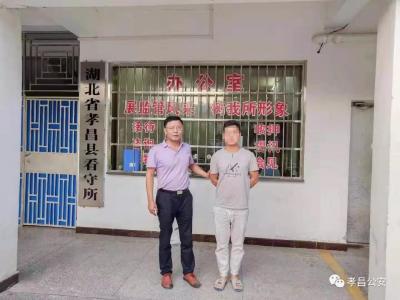 孝昌两名逃犯主动投案！