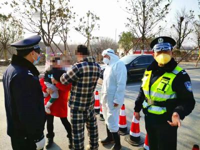 阻断疫情，不断真情！孝昌民警护送受伤小孩紧急就医！