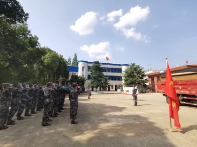 卫店镇开展民兵应急排集合点验