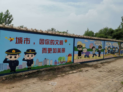 孝昌城管宣传以图说法