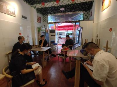 孝昌对城区少数民族烧烤摊点开展安全联合检查