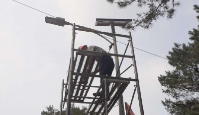 孝昌博士湾公园路灯更换一新！ 